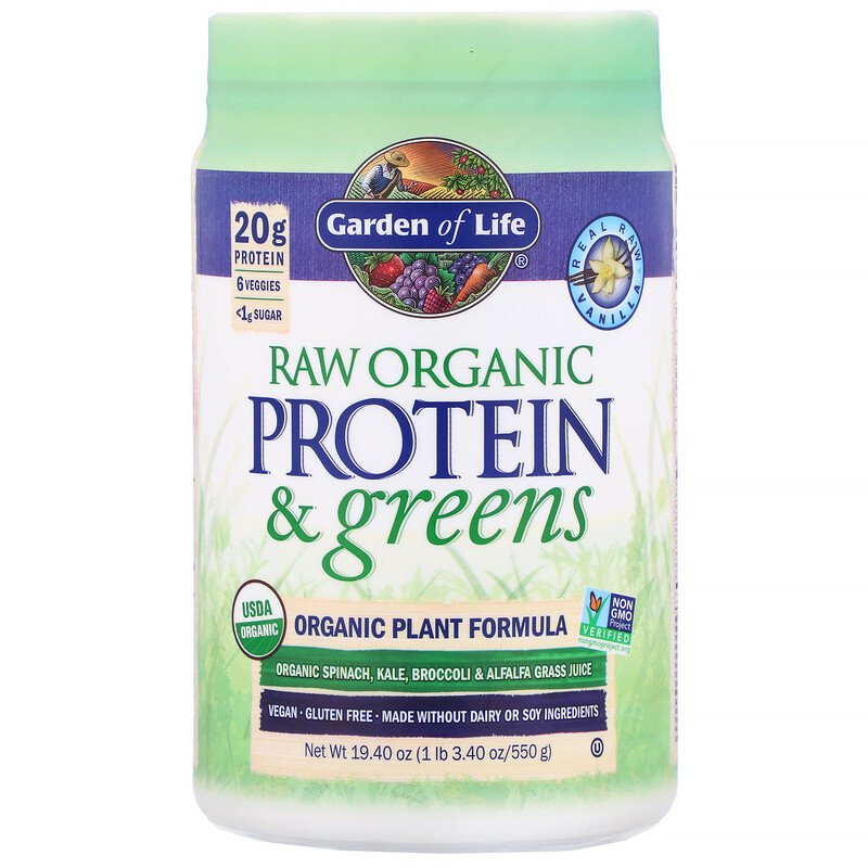  «RAW Protein & Greens» بودرة البروتين النباتي بالفانيليا .. علاج نقص البروتين